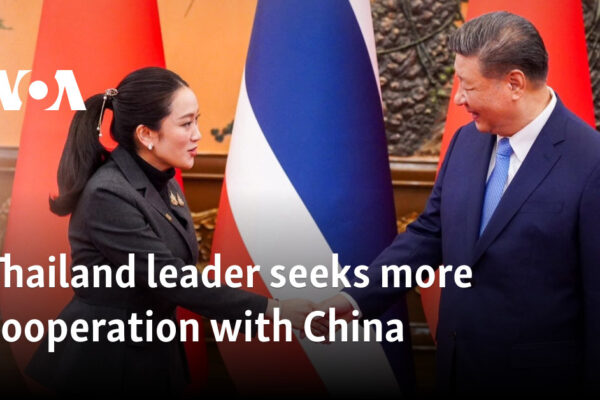 Thailand leader seeks more cooperation with China