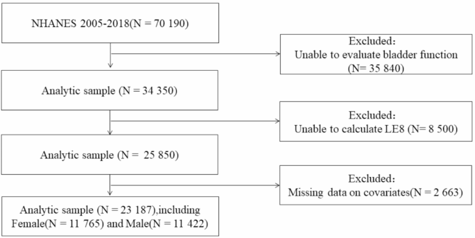 Association between cardiovascular health and overactive bladder