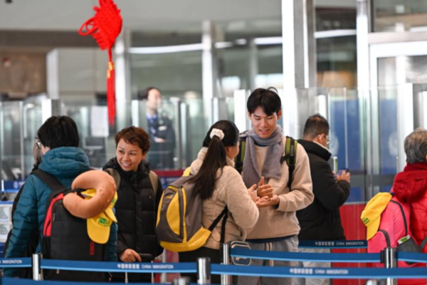 China sees over 14.36 million cross-border trips during CNY holiday