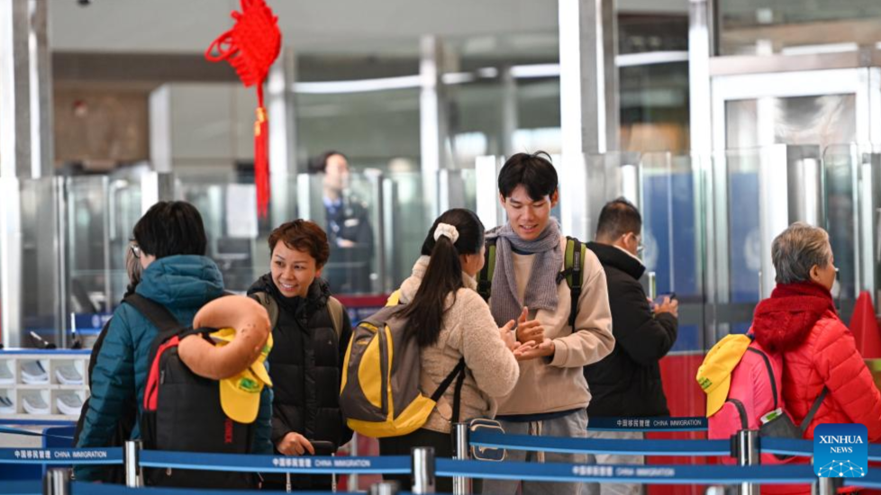 China sees over 14.36 million cross-border trips during CNY holiday