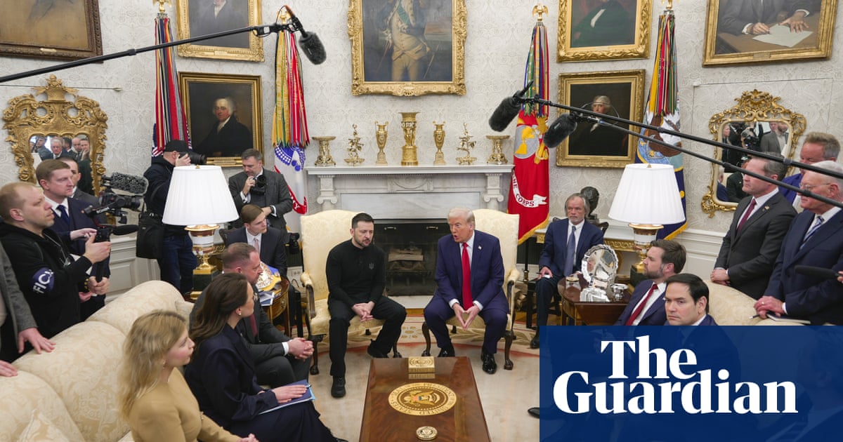 ‘Dummies for Putin’: Democrats defend Zelenskyy after ‘shameful’ Trump meeting | US news