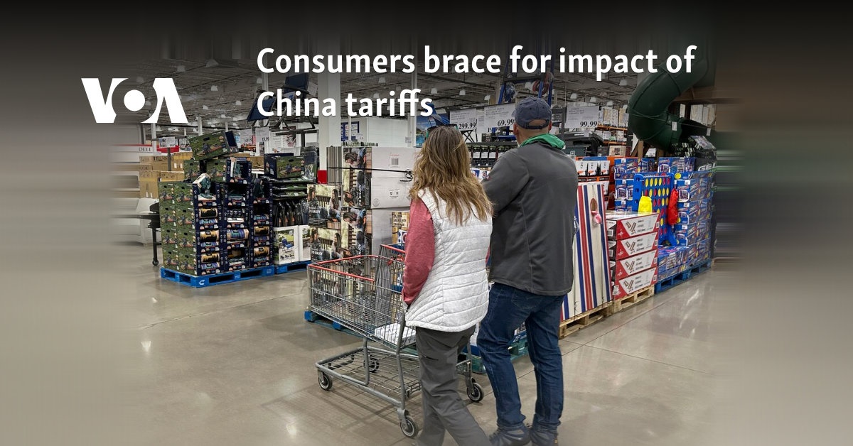 Consumers brace for impact of China tariffs