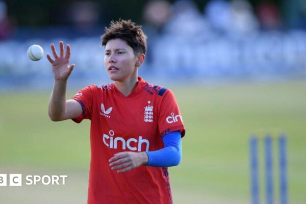 England bowler Issy Wong