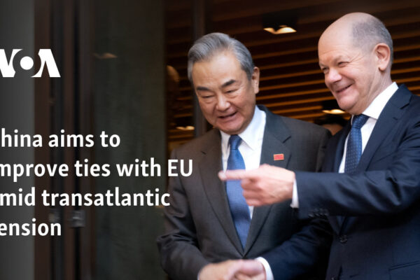 China aims to improve ties with EU amid transatlantic tension