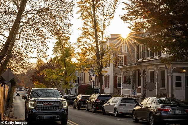 Bucks County (pictured) is up and coming and many celebrities are flocking to New Hope, like the Hadids