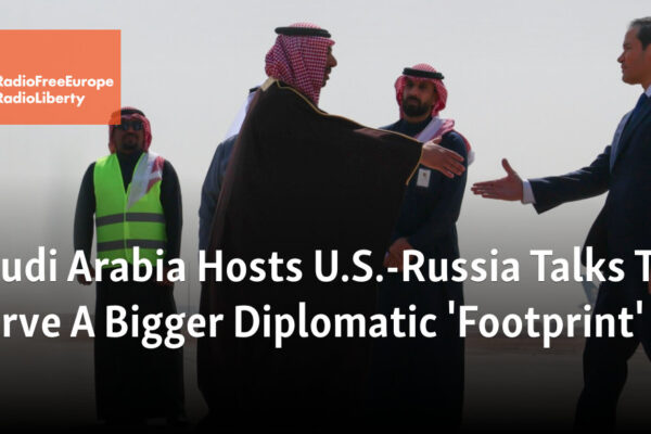 Saudi Arabia Hosts U.S.-Russia Talks To Carve A Bigger 'Diplomatic Footprint'