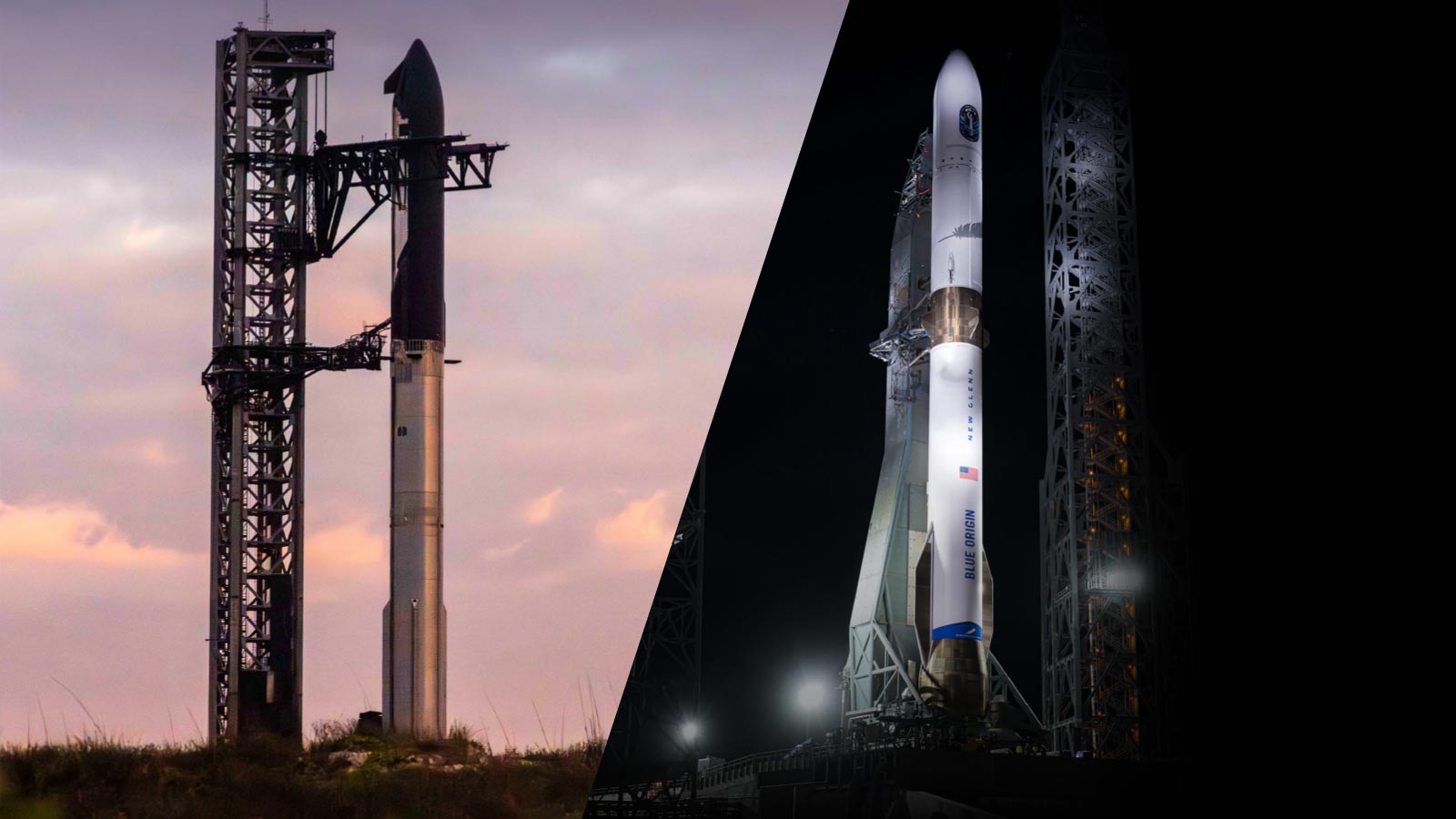 Two launches. Two companies. Two billionaires.