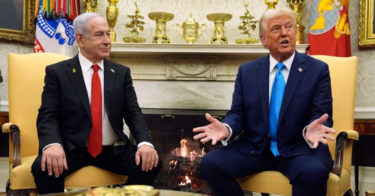 Donald Trump announces US aims to ‘take over’ Gaza during Netanyahu’s visit | Donald Trump News