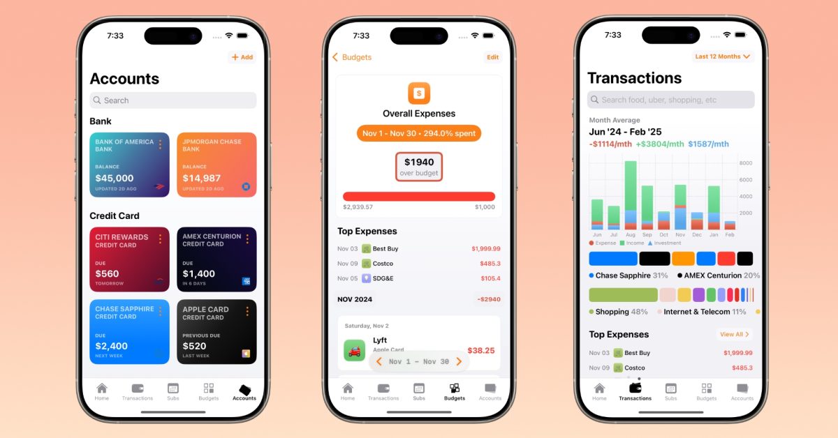 Indie App Spotlight: 'Finma' is a financial management app with on-device processing