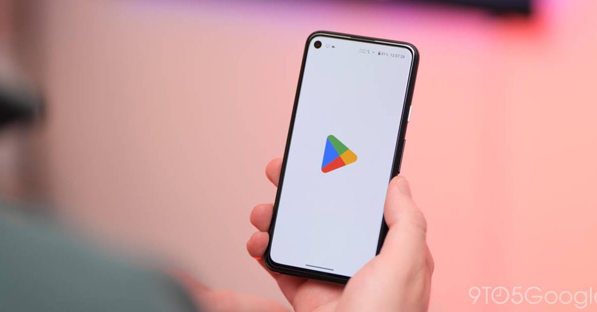 Google Play Store showing repeat Android app updates 