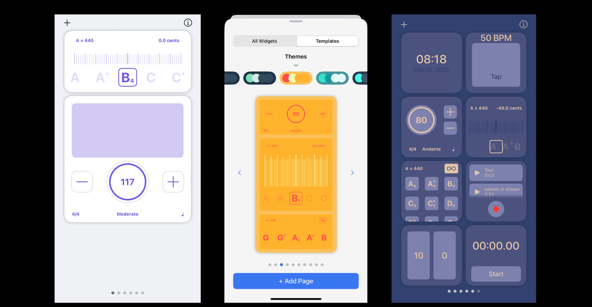 The Practice Pro app has all the tools I want for music rehearsal