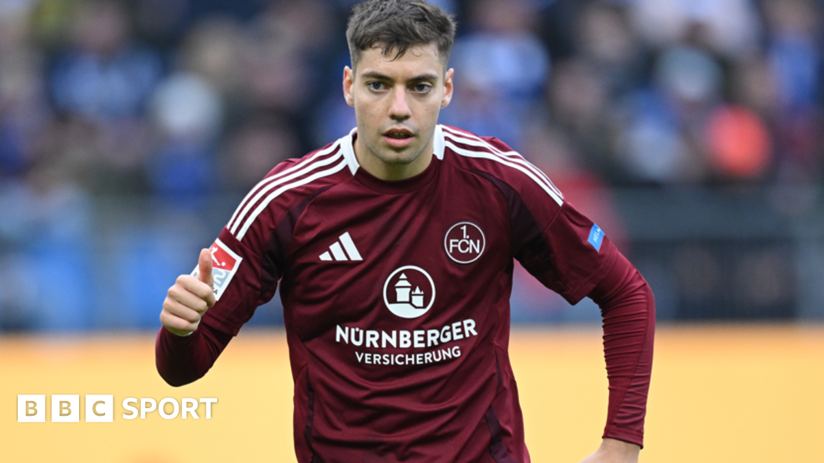 Forward Stefanos Tzimas in action for Nuremberg