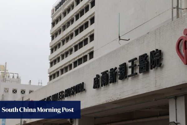 Driver of empty school bus dies in Hong Kong after crashing into fence