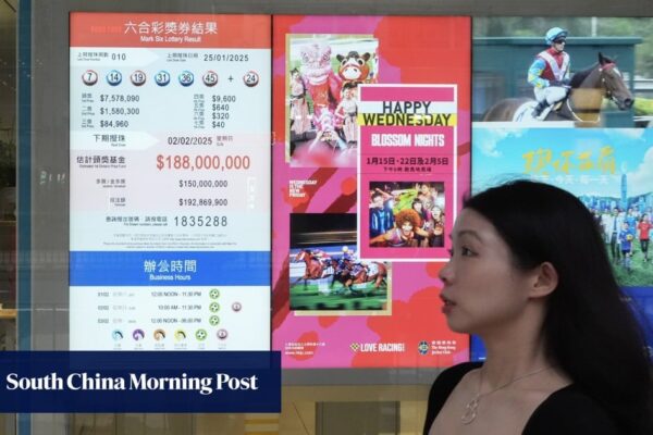 1 ticket wins record HK$193 million in Hong Kong’s Mark Six lottery