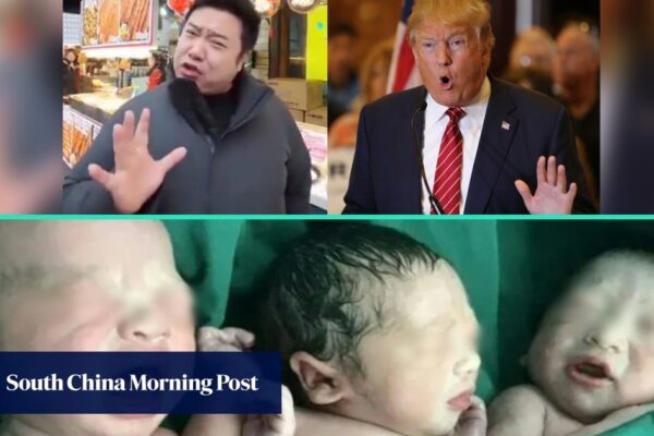 Quirky China: sausage man mimics Trump, watch gang snared, twin woman has third baby shock