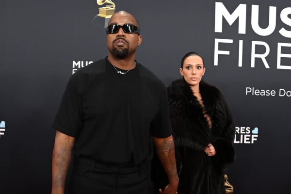 Kanye West Bianca Censori Grammys Nude Dress