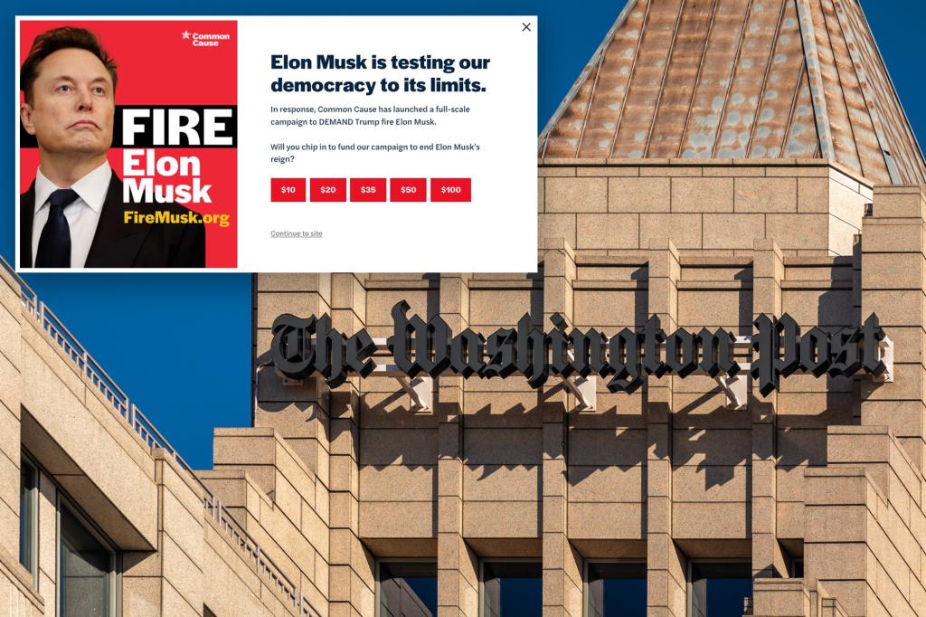 Washington Post kills ad calling for Trump to fire Elon Musk, fueling censorship outcries