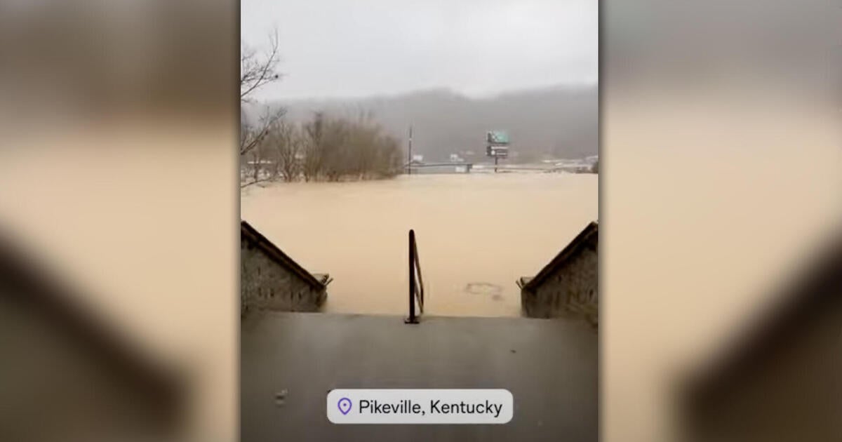 "Devastating flooding" hits small Kentucky town of Pikeville as mayor reports over 50 swift water rescues
