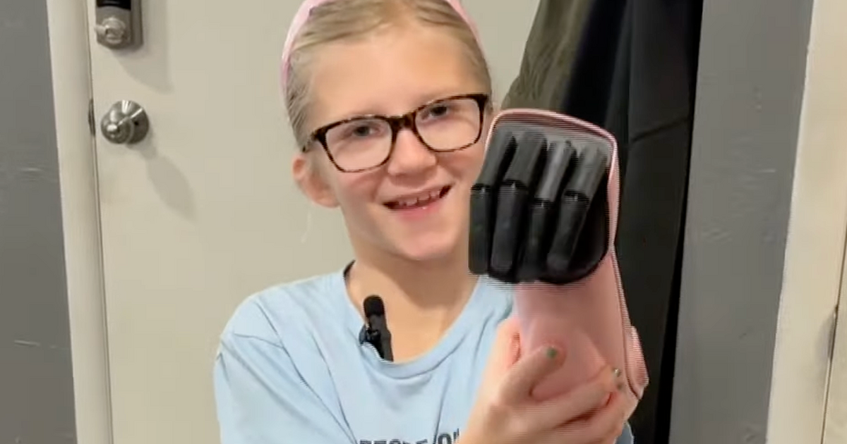 Utah girl gifted life-changing bionic arm from stranger pays it forward to other kids in need
