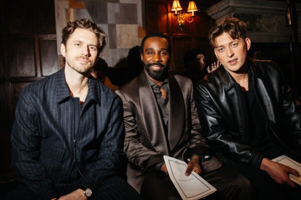 Aaron Tveit, Tramell Tillman and Tom Francis.