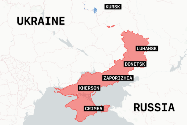 Map Shows Areas Ukraine Could Swap With Russia