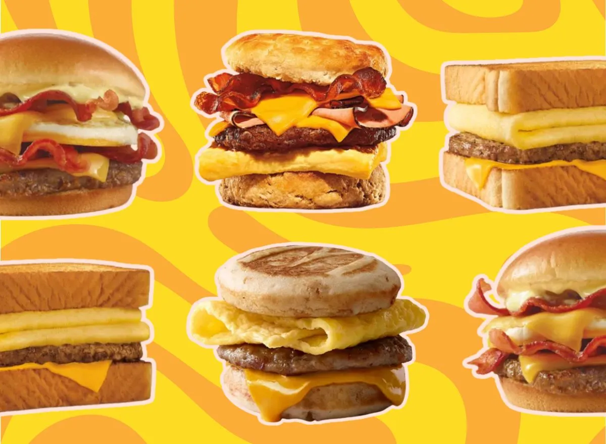 15 Best & Worst Fast-Food Breakfast Sandwiches, According to a Dietitian