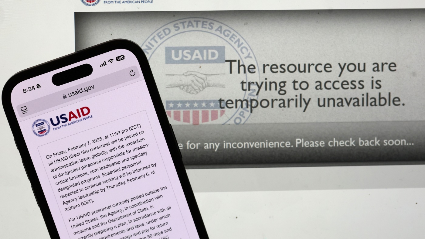 USAID cut dramatically as offices set to close midnight Friday : NPR