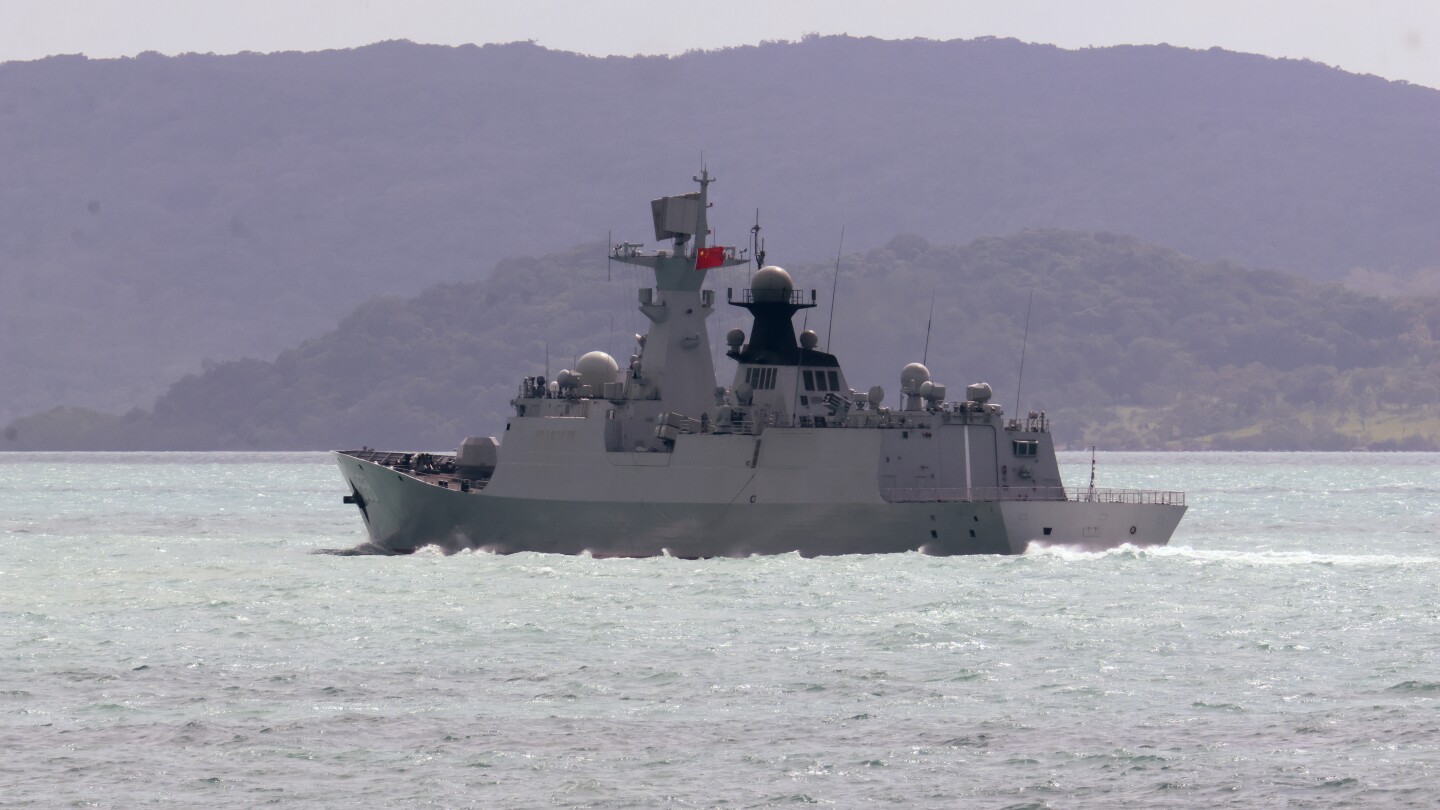 The Australian and New Zealand militaries are monitoring 3 Chinese warships off Australia