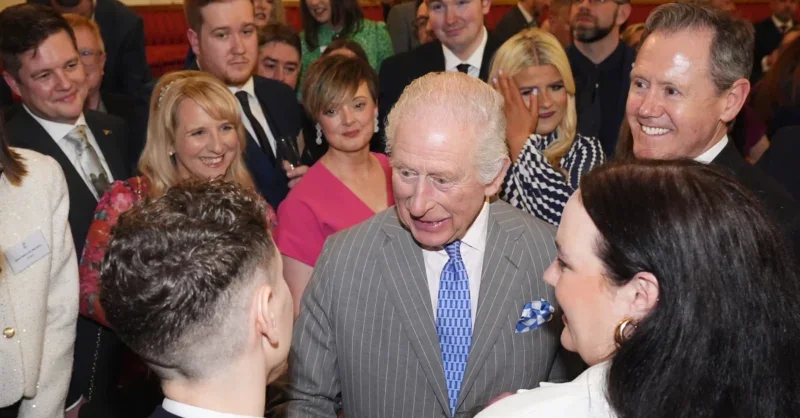 King pays tribute to UK local media at Buckingham Palace