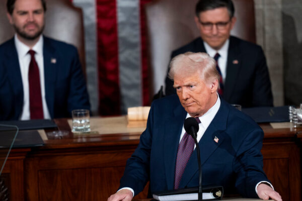 During Trump’s Rowdy Speech to Congress, the Quiet Moments Said the Most