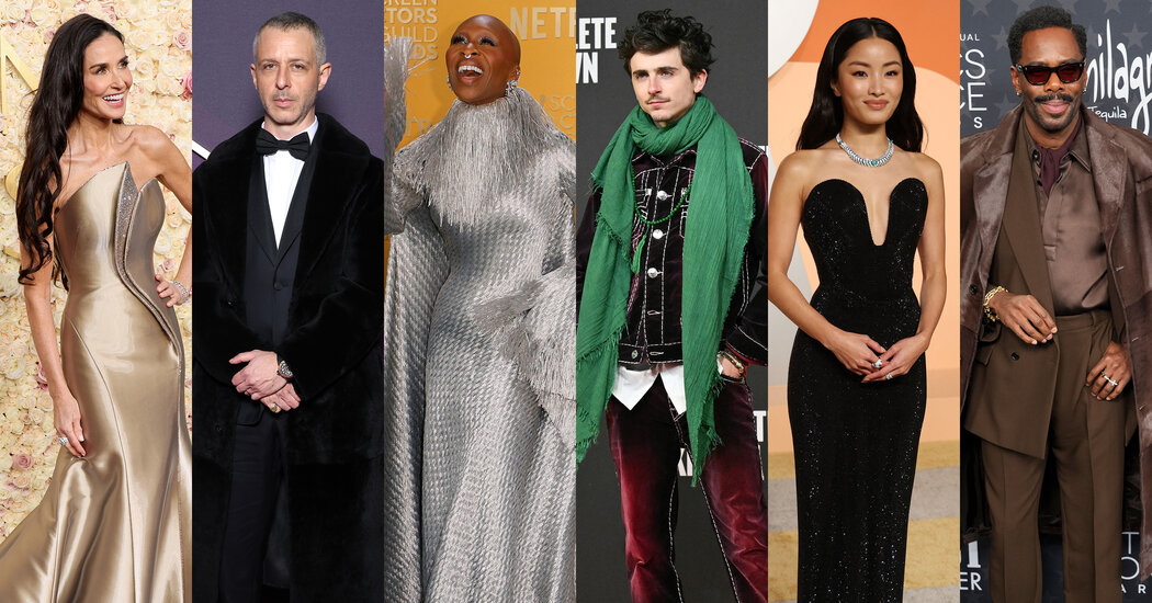 The Stylish Celebrities Who Ruled the Red Carpet This Awards Season: Cynthia Erivo, Timothée Chalamet and More