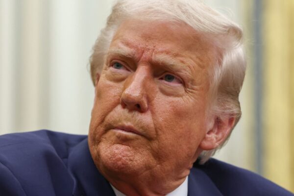 Trump says he's not even looking at stock market, tariffs will make U.S. 'very strong'