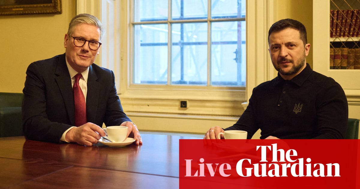UK and France to work with Ukraine on peace plan to be presented to US, Starmer says, before major defence summit – live | Volodymyr Zelenskyy