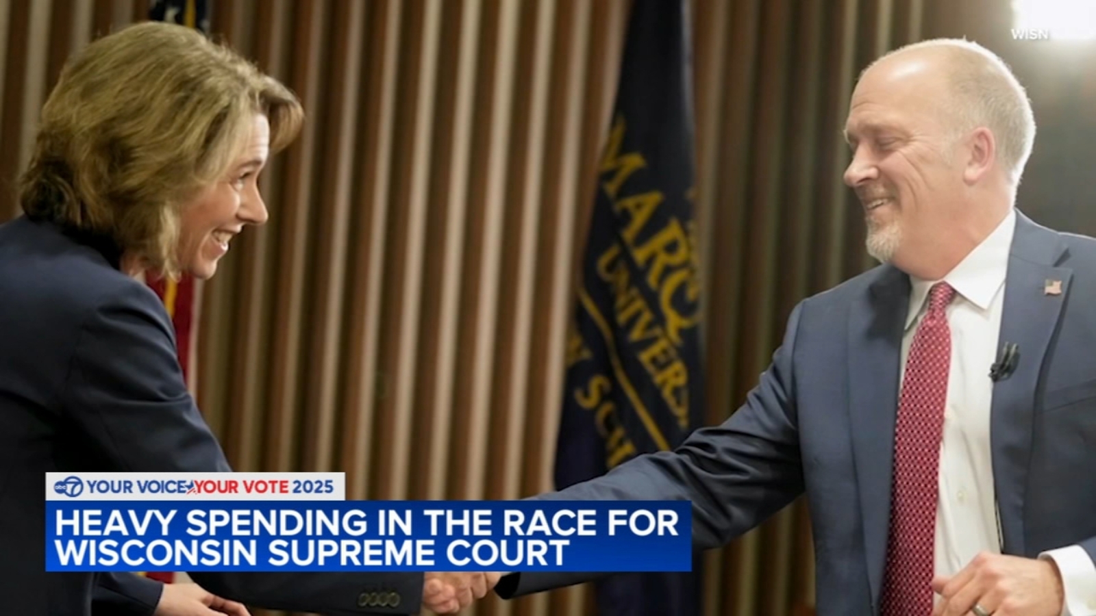 Gov. JB Pritzker, Elon Musk among those pouring money into upcoming Wisconsin Supreme Court election; IL Democrats canvassing
