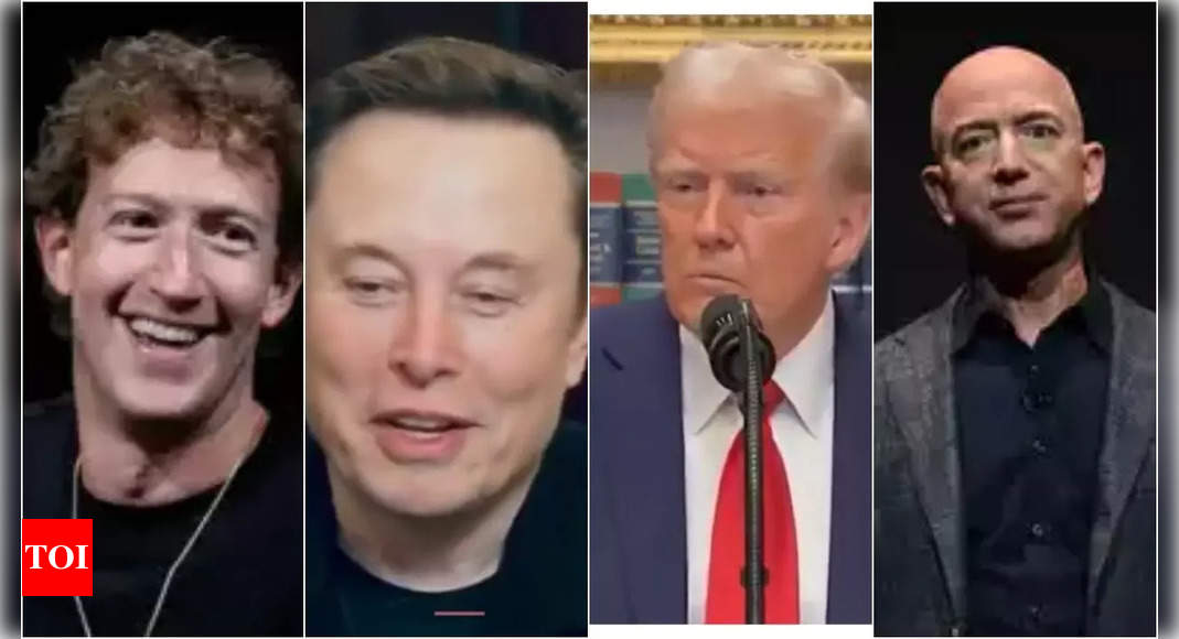 Elon Musk to Jeff Bezos, billionaires who attended Donald Trump’s inauguration face $209 billion loss