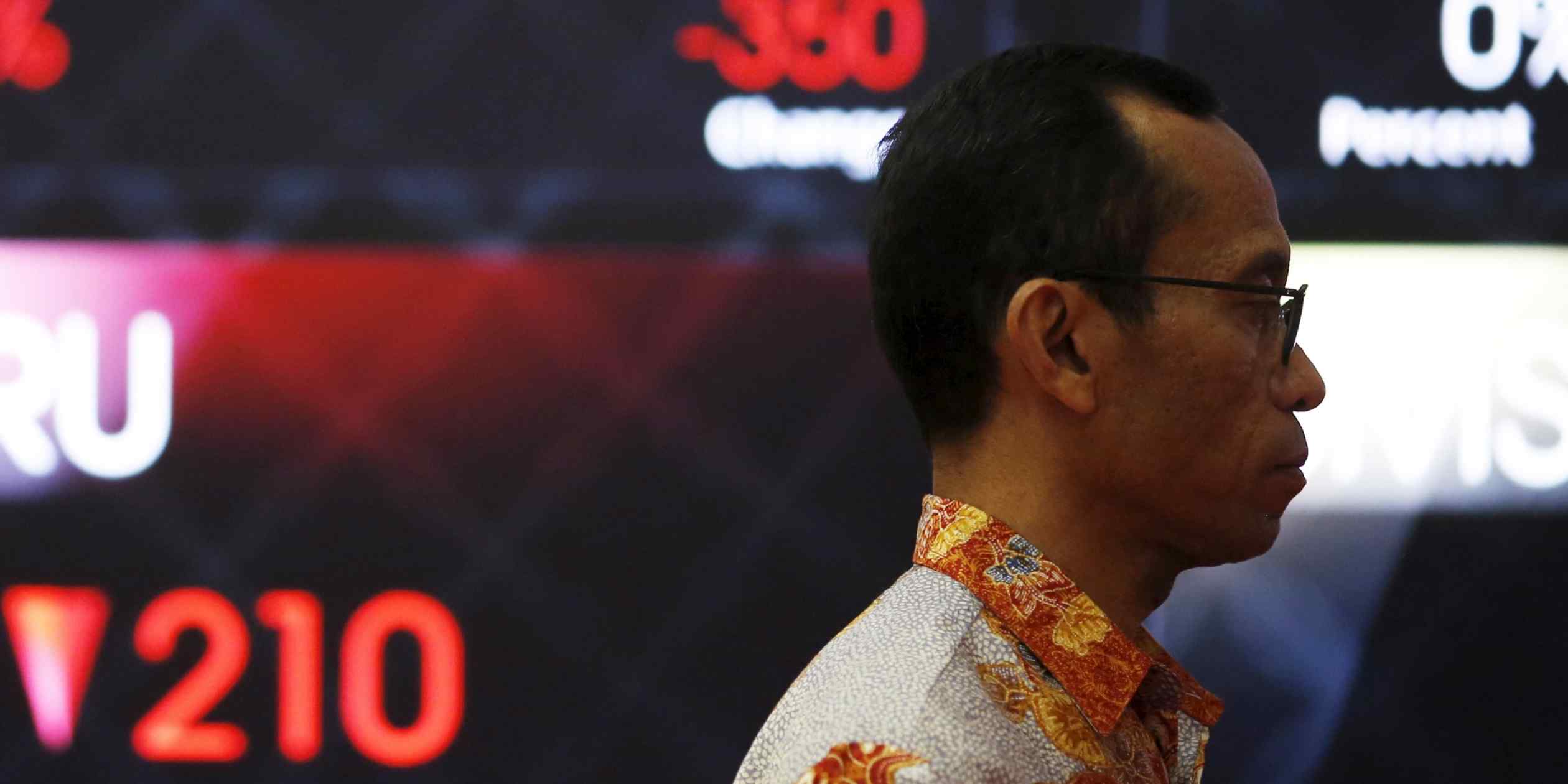 Indonesia stocks drop more than 7%; trading halted