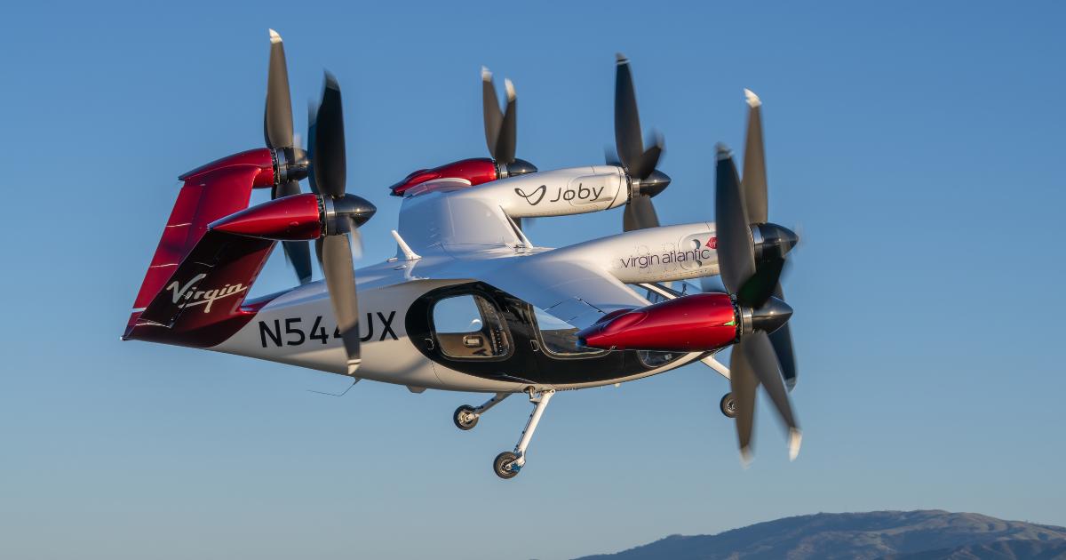 Virgin Atlantic and Joby to launch air taxis for UK flights