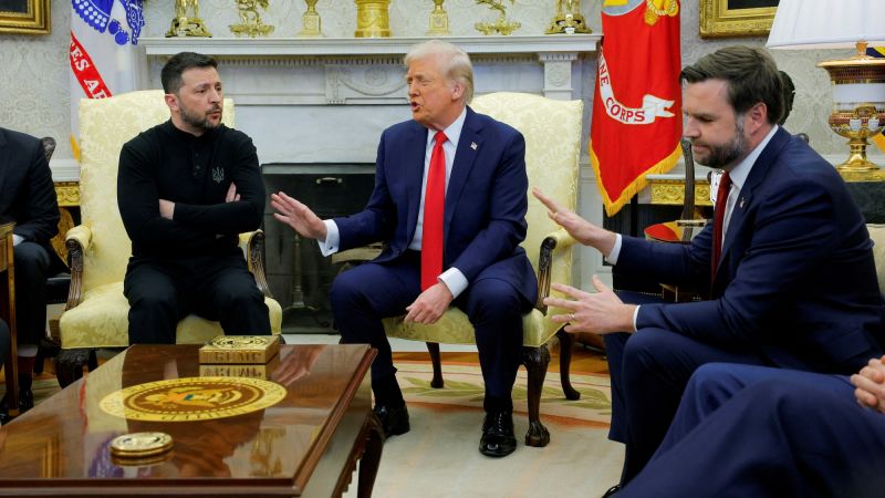 Live updates: Trump and Zelensky meeting devolves into shouting match over Ukraine war