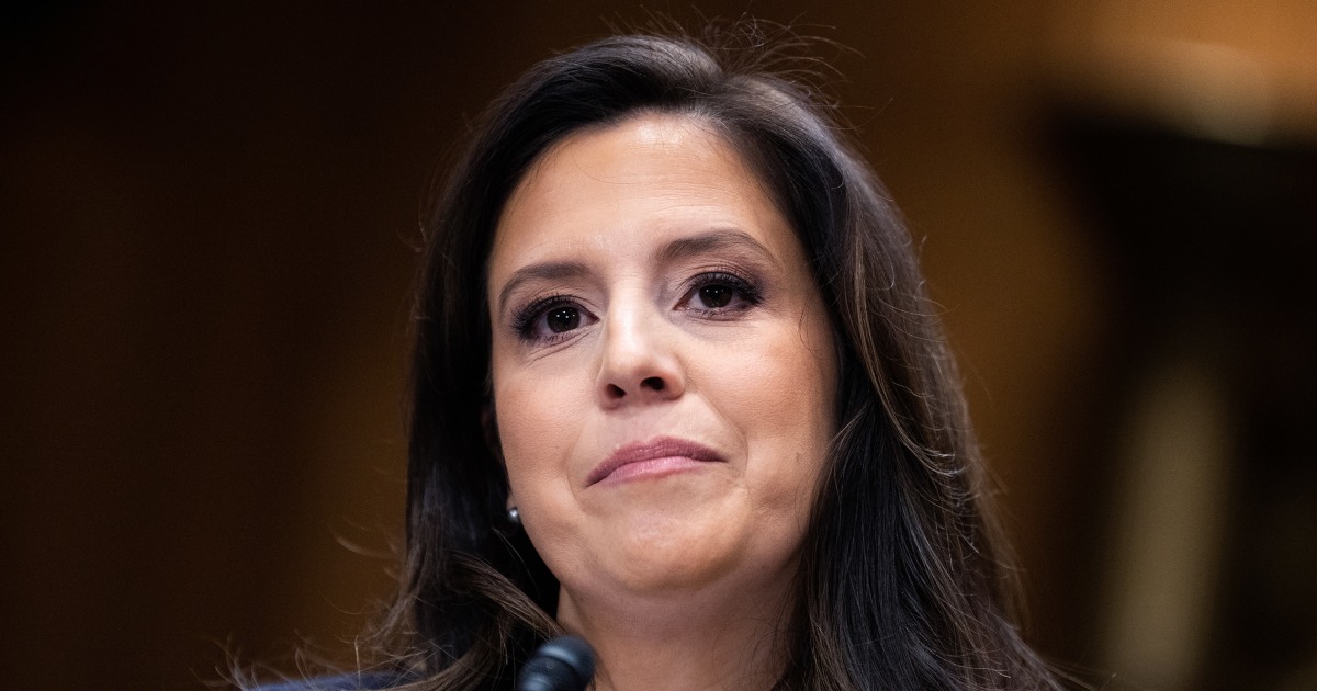 Trump pulls Rep. Elise Stefanik's nomination to be U.N. ambassador