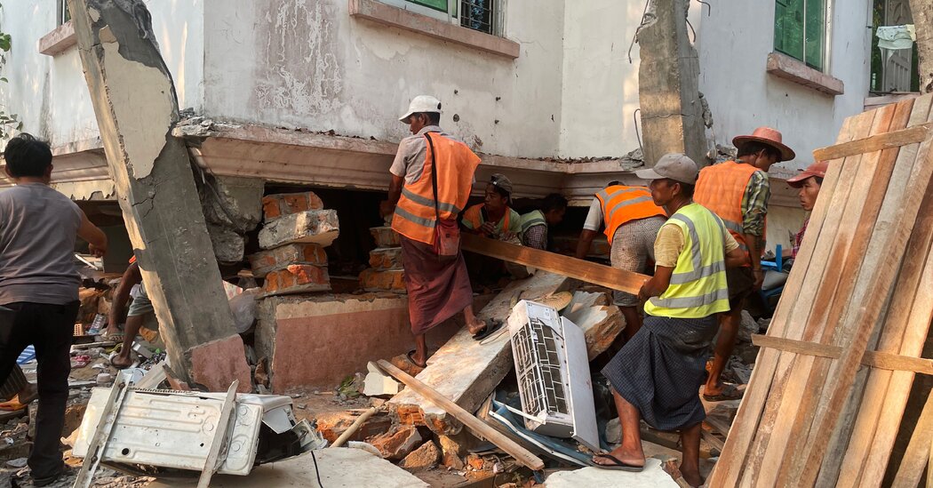 Myanmar Earthquake Aid Complicated by Its Isolation