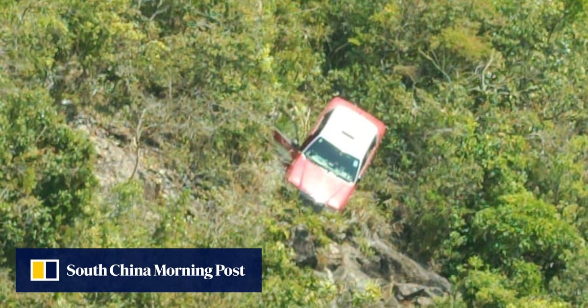 Elderly Hong Kong taxi driver injured after accelerating down Sai Kung slope