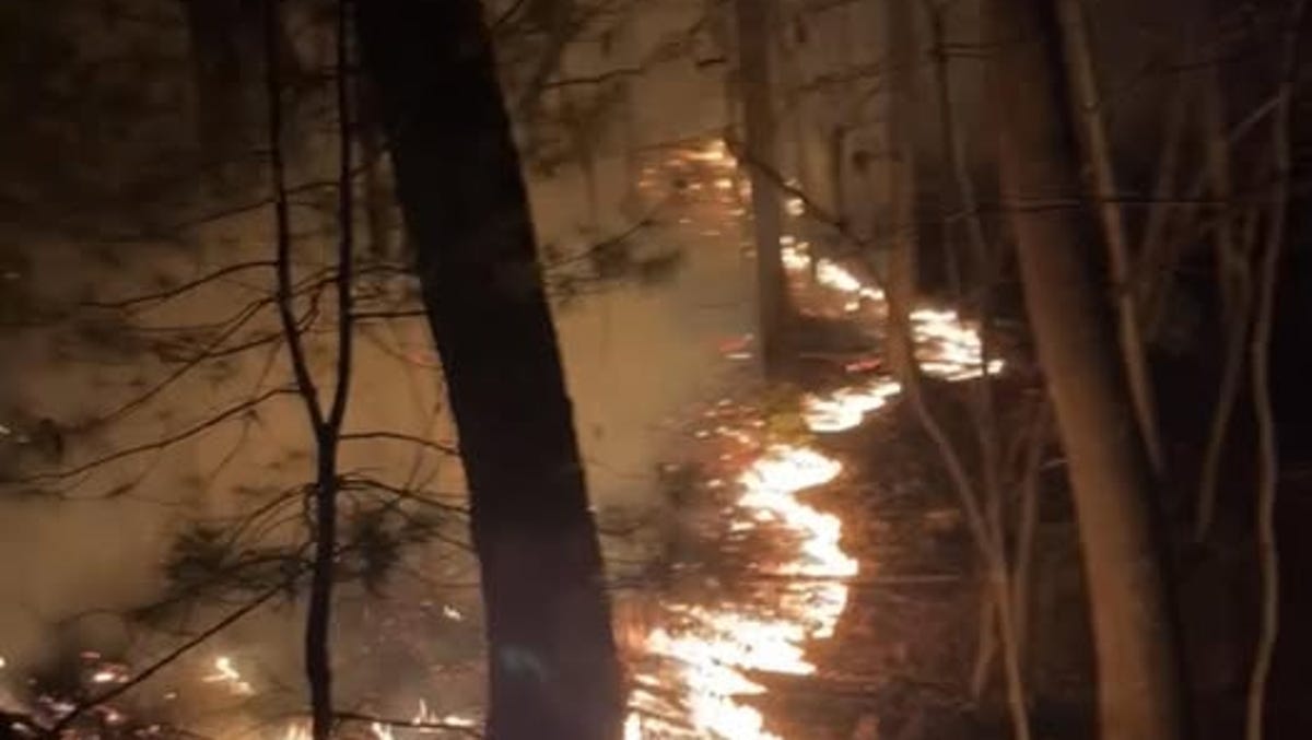 Polk County wildfire triples in 8 hours; fires burn over 2,000 acres