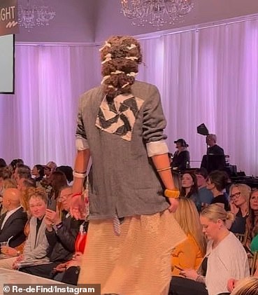 Designer Kelli Molczyk faced immediate backlash after the garment was seen on the runway at Omaha Fashion Week in late February