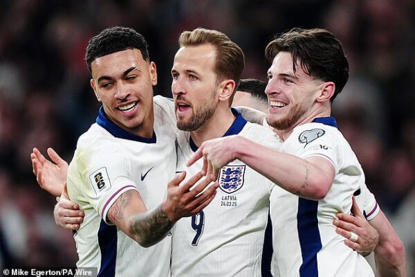 Harry Kane scored his 71st goal for England on the night he equalled Billy Wright's mark of 105 caps for the Three Lions