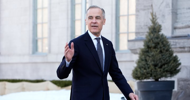 Amid Trump tariff threat, Carney leaves for France, U.K. visit - National