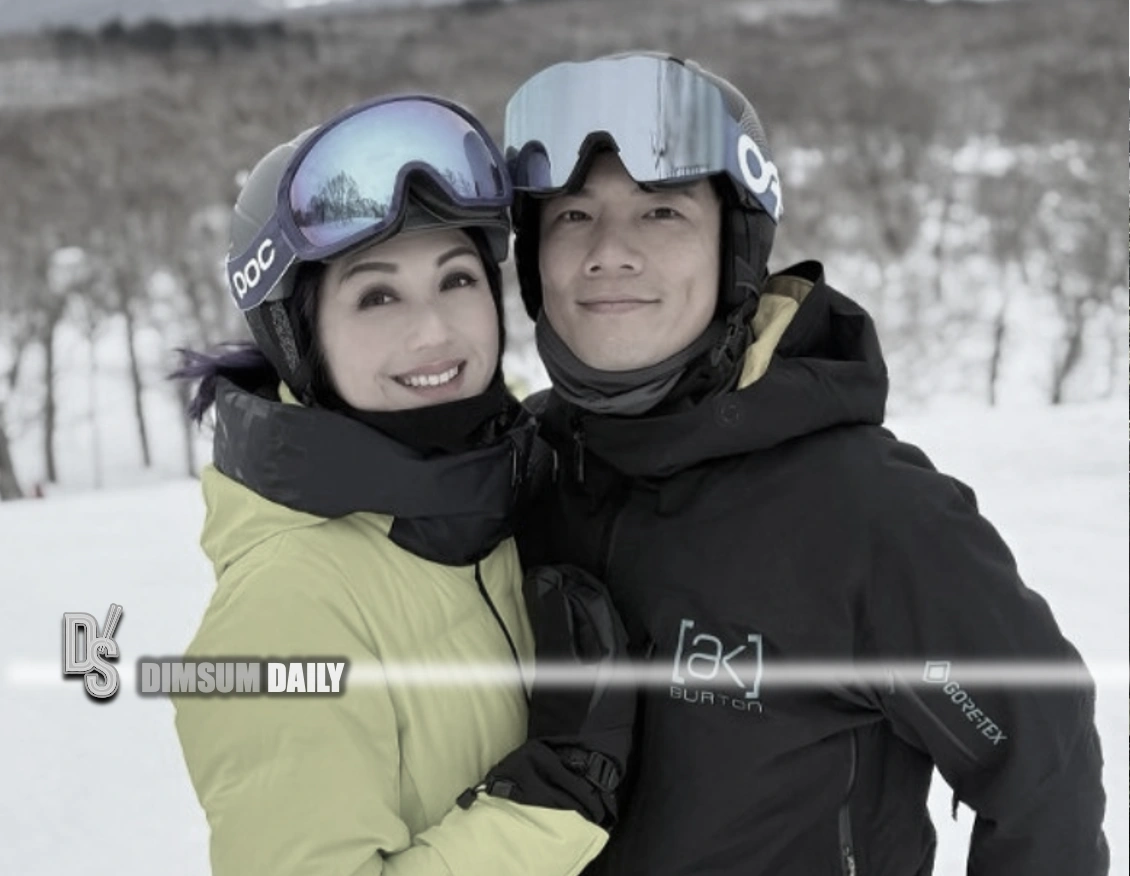 Hong Kong singer Miriam Yeung and husband enjoy refreshing ski trip in Japan