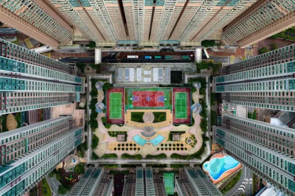 Il prend en photo les 2 549 terrains de basket de Hong Kong, et c’est trop beau