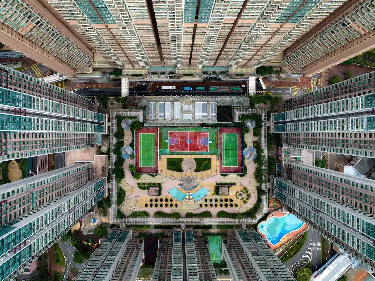 Il prend en photo les 2 549 terrains de basket de Hong Kong, et c’est trop beau