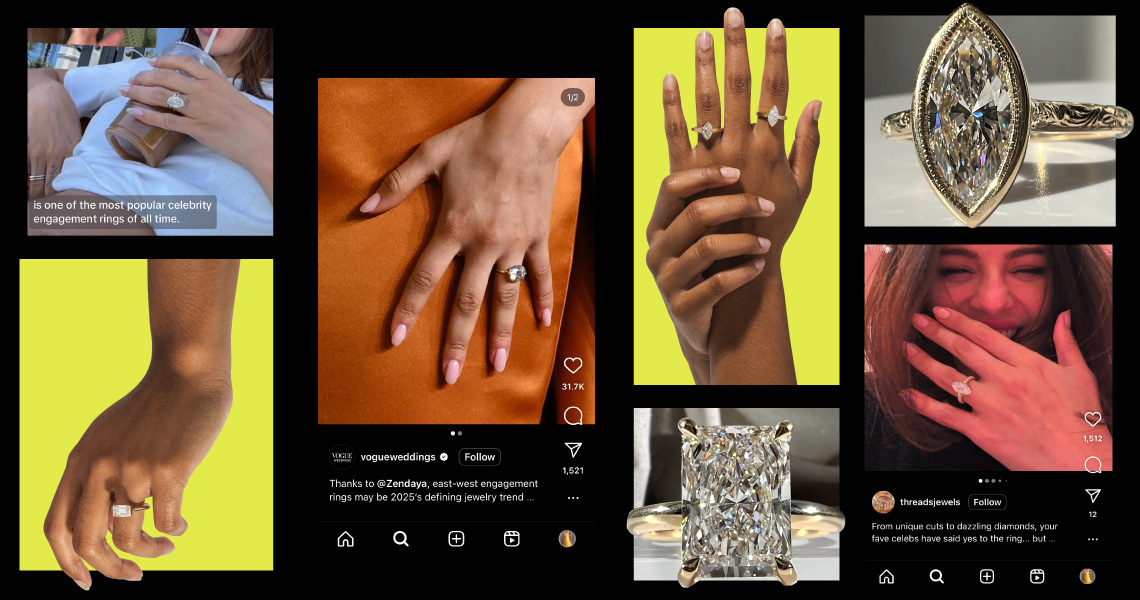 How celebrity engagement rings are fueling the diamond industry