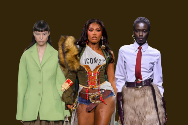 All The Trends At Fashion Month: Olive Green, Naked Dressing, And The Return Of Neckties - Essence